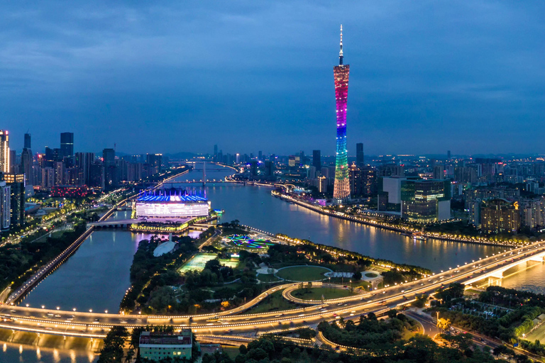 Guangzhou: Stadsrondleiding met gids met Baiyun Mountain voor een hele dag