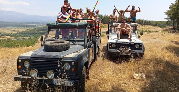 Antalya: Jeep Safari with Lake Boat Trip and Lunch