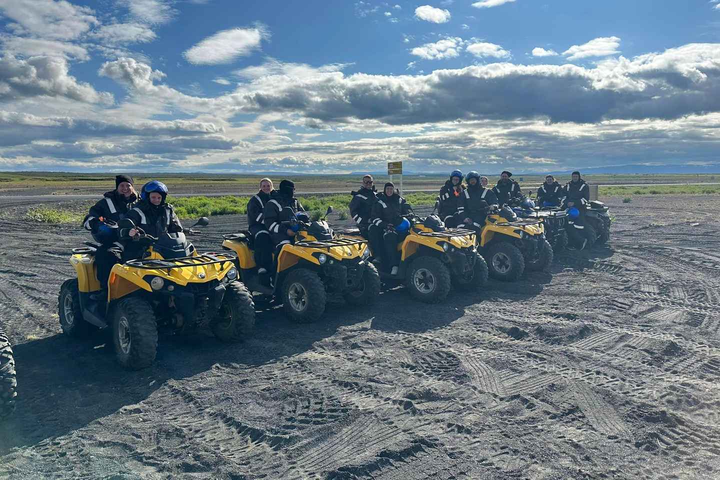 ATV guided trip close to dettifoss iceland