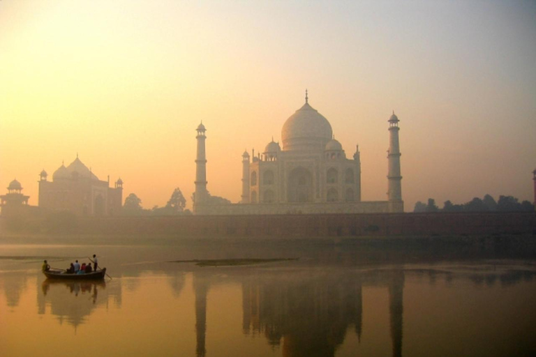 &quot;Serenidad del Yamuna: Excursión por la parte trasera del Taj Mahal&quot;