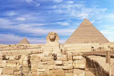 Caïro: Groots Egyptisch Museum, Piramides, Sfinx Tour &amp; LunchPrivé rondleiding met lunch