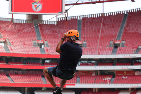 Lisbon: Slide in Sport Lisboa e Benfica Stadium Slide & Stadium Tour with Scarf