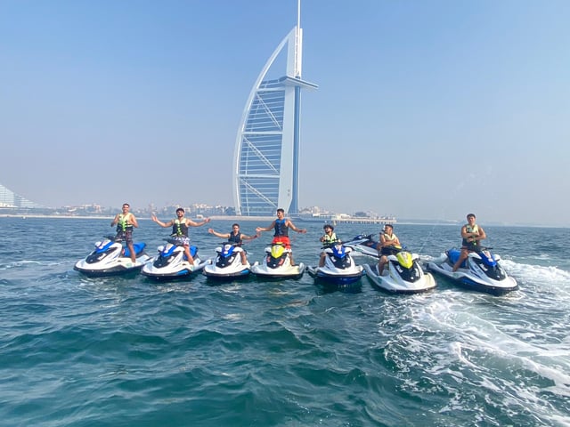 Dubai: Jet Ski Tour zum Burj Al Arab mit kostenlosem Vanille-Sorbet