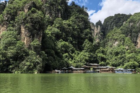 Zhangjiajie: Baofeng Lake or Huanglong Cave Day Trip Baofeng Lake + Junsheng Painting Academy or Tujia Brocade