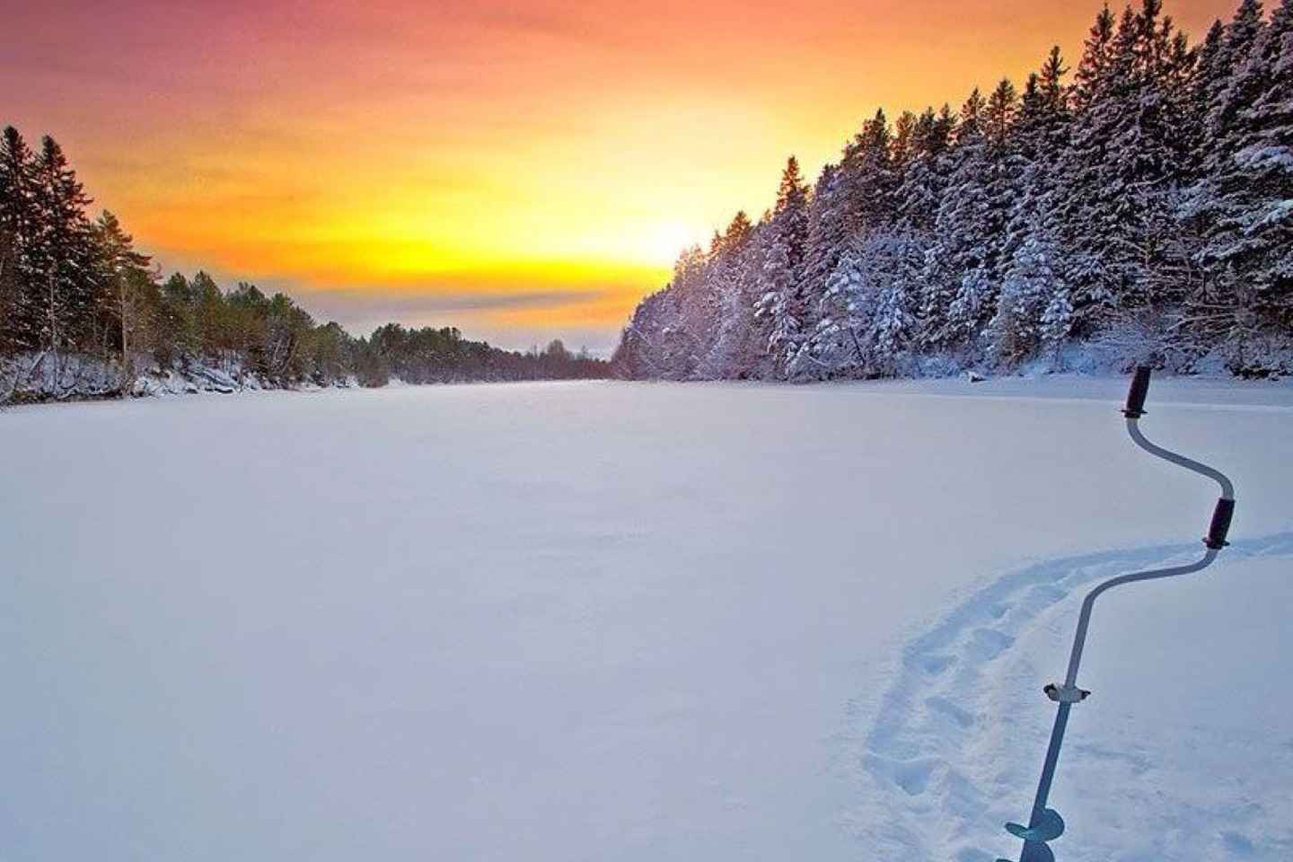 Rovaniemi: Winter-Eisangeltour