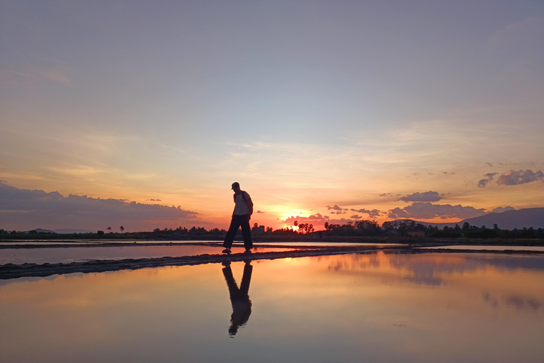 Countryside: Pepper Farm, Lake, Salt field Reflection Sunset