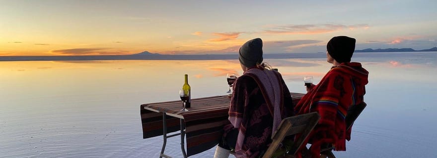 Depuis La Paz : circuit d'un jour et d'une nuit au Salar d'Uyuni en avion