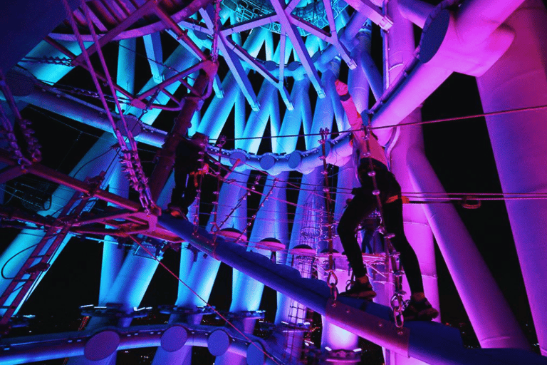 Guangzhou: Canton Tower Spännande Skywalk äventyrBlå linjen (198m)