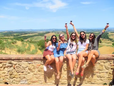 Von Florenz aus: Toskana & San Gimignano Tour mit 2 Verkostungen