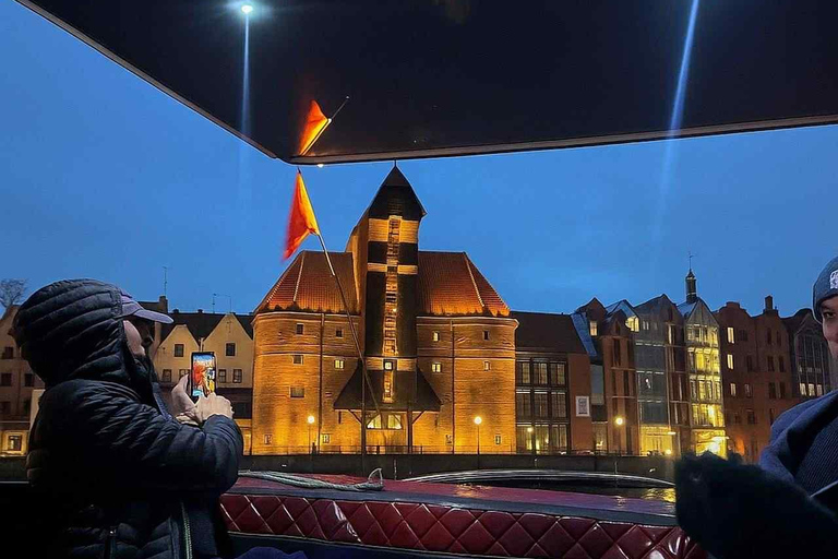Gdańsk: nocny ekorejs po Motławie z gorącym winemGdańsk: nocny rejs ekologiczny po Motławie z gorącym winem