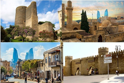 Tour histórico e moderno de Baku em 2-3 horas + tour noturno GRATUITOPasseio histórico e moderno por Baku