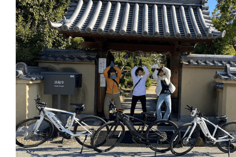 Temple Horyuji, classé au patrimoine mondial : Excursion en E-bike à Ikaruga, Nara