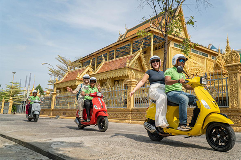 Wycieczka po mieście Phnom Penh Vespą