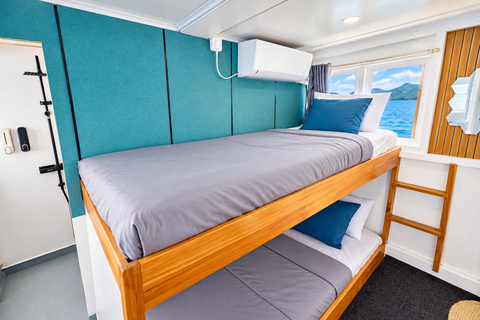 3D Komodo Sailing & Land Tour 12 Stops Single Bed & Hotel 3-Day Shared Cabin, Single Bed No Land Tour No Park Fee