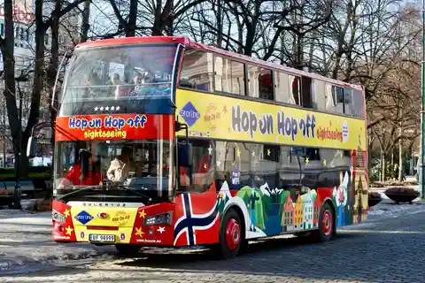 Trondheim: 1-dagers Hop-On Hop-Off sightseeingbussbillett