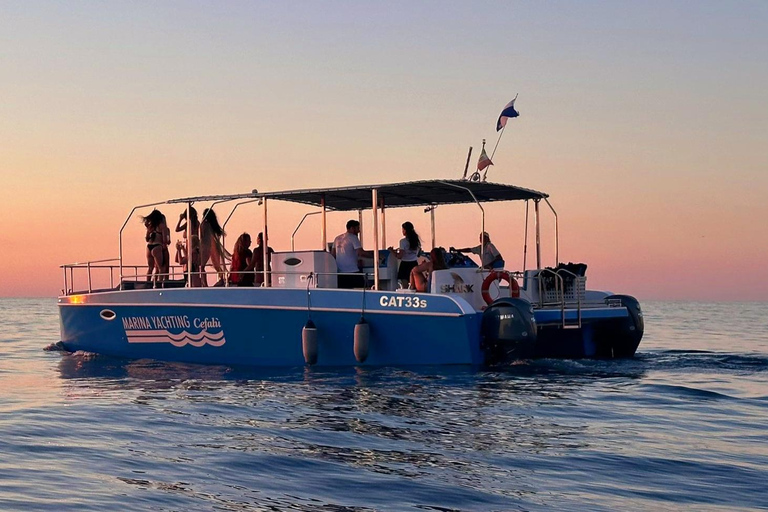 Cefalù: Coast-to-Coast Catamaran Tour