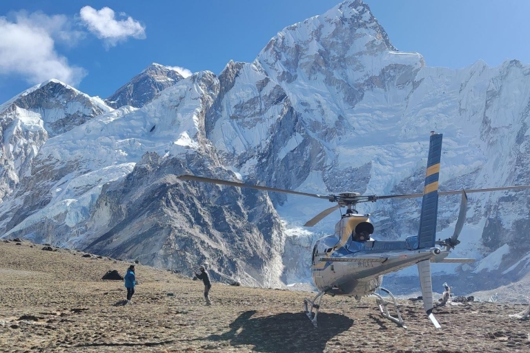 Everest Helikoptervlucht met landing op Kalapathar 5550 meter