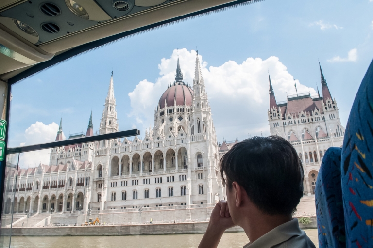 Budapeszt: wycieczka pływającym autobusem po lądzie i wodzie95-minutowa wycieczka