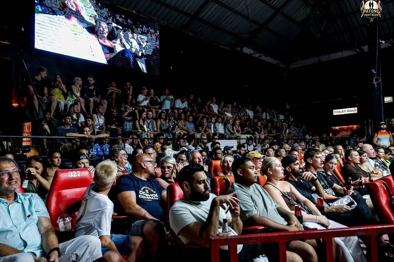 Phuket: Patong Boxing Stadium Muay Thai Official Ticket VIP Ringside Seat with Complimentary T-shirt