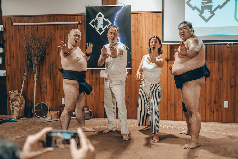 Osaka: Sumo Show Experience with Former Pro-wrestlers
