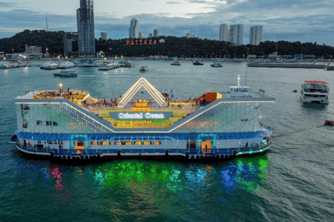 Ocean Sky Pattaya Sunset Dinner Cruise Experience Sunset Dinner Cruise Pattaya with Buffet, Show, and Sea View