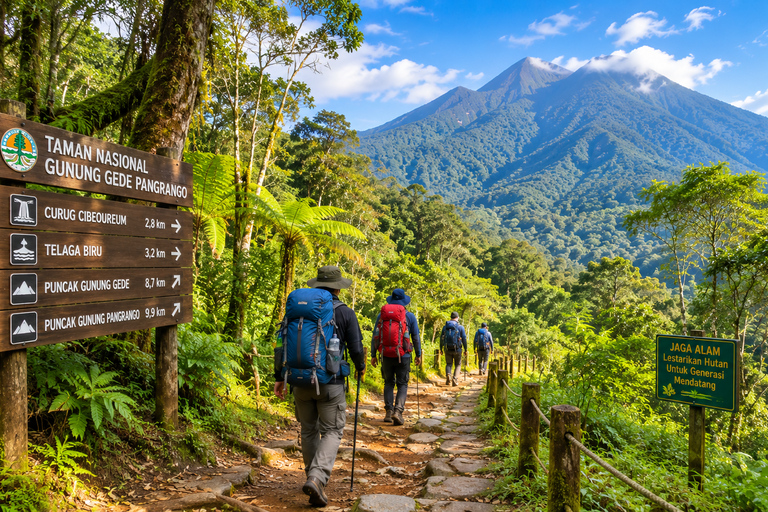 Bogor national park mount of pangrango & Jeep adventure