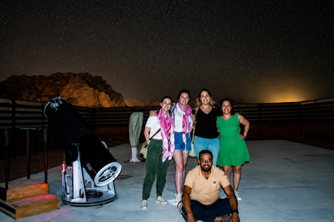 Guided Stargazing, Telescopes & Souvenir Photo in Wadi Rum