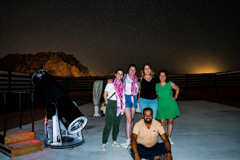 Guided Stargazing, Telescopes & Souvenir Photo in Wadi Rum