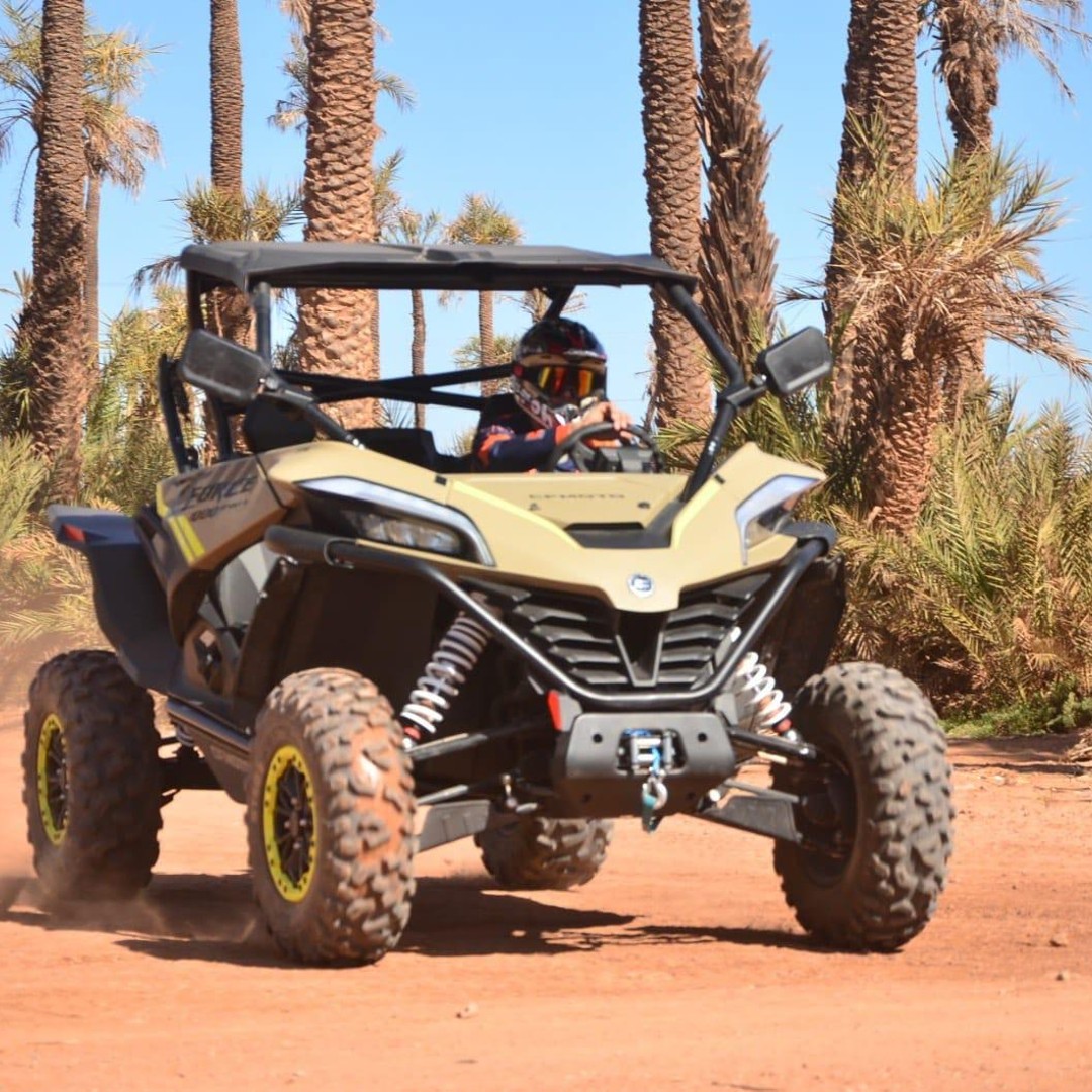 Marrakech : excursion en buggy 1000cc à Palm Oasis et dans le désert de Jbilat