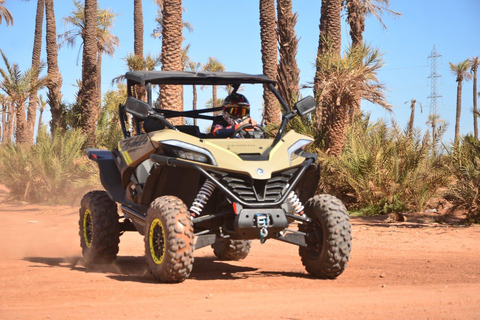 Marrakech: Tour Buggy 1000cc In Palm Oasis en Jbilat Woestijn