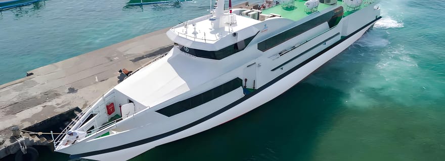 Depuis Bali : Transfert simple en bateau rapide vers Gili Trawangan