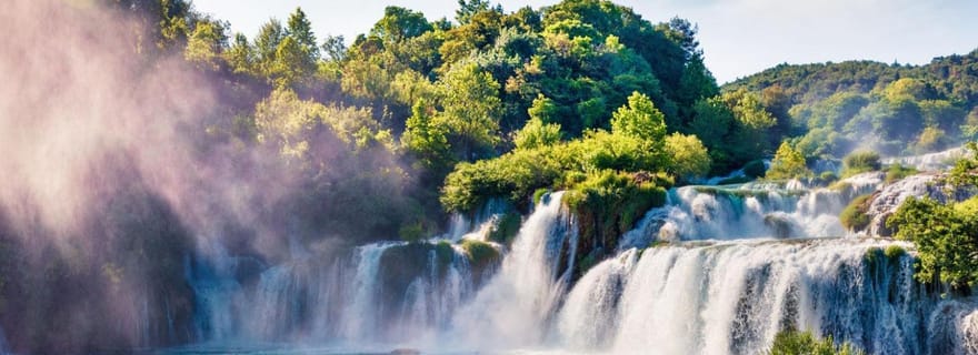 Depuis Split : visite privative de 2 jours à Krka, Dubrovnik et Trogir