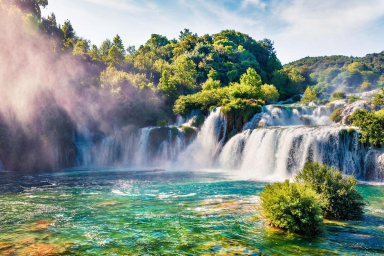 Split/Trogir: Krka falls Tour with Wine & Olive Oil Tasting Split/Trogir: Krka falls Tour with Wine & Olive Oil Tasting