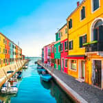 Tour guidato di Murano e Burano in barca privata con dimostrazione di lavorazione del vetro