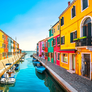 Von Venedig aus: Murano & Burano Geführte Tour mit privatem Boot