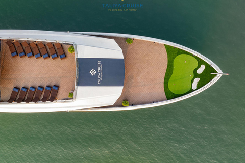 Ha Long & Lan Ha Bay Luxury Yacht: Dark Cave, Kayak, Sunset Private Car Transfer & Private Tour Guide & Shared Boat