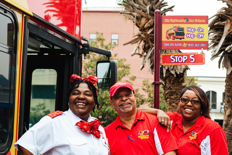 Nova Orleans: 2 e 3 dias de ônibus hop-on hop-off com tour de ônibus hop-on hop-off e excursão a péBilhete de 3 dias