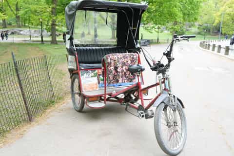 ベチャ　自転車タクシー　アンティーク　シルバー　モチーフ 2026年セントラルパークのトゥクトゥクと自転車タクシーのツアーベスト