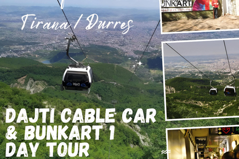 From Tirana / Durres: Dajti Mountain Cable Car & BunkArt 1 From Tirana: Cable Car Dajti Mountain & Bunkart 1 Tour