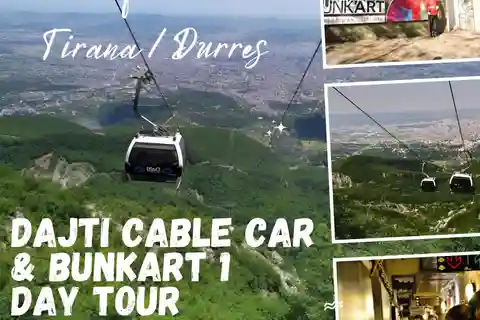 Von Tirana / Durres: Dajti Mountain Cable Car & BunkArt 1