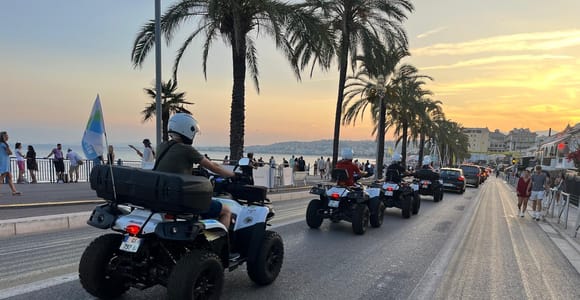 From Nice: Panoramic Tour on a 100% Silent Electric Quad