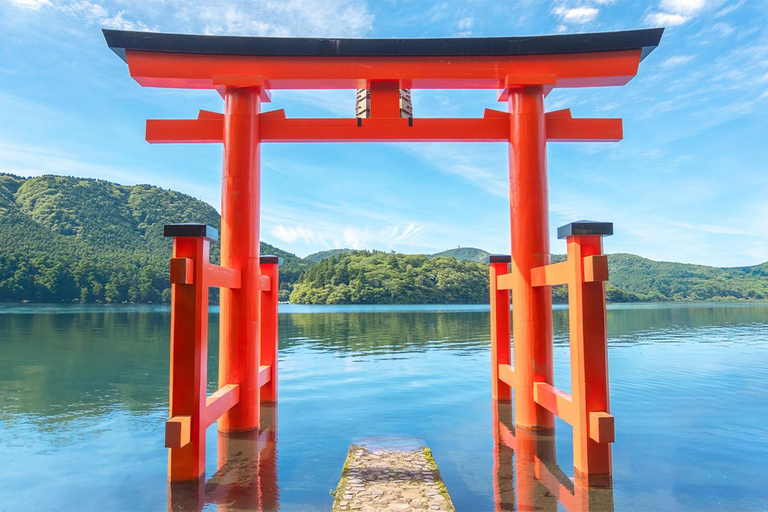 Monte Fuji: Escursione in funivia di Oshino Hakkai, Hakone e OwakudaniStazione di Shinjuku ore 8:30