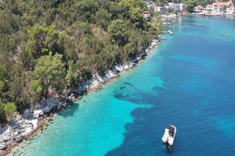 Depuis Dubrovnik : croisière privée en hors-bord jusqu'à MljetOption standard