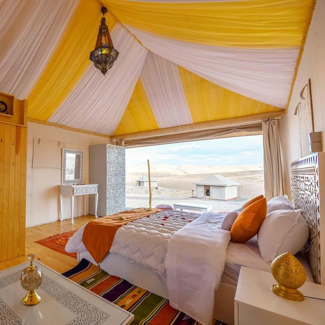 Depuis Marrakech : Une nuit au camp de perles d'Agafay - bivouac