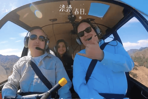 Beijing: Mutianyu Great Wall Helicopter Tour & Lunch 45KM Route
