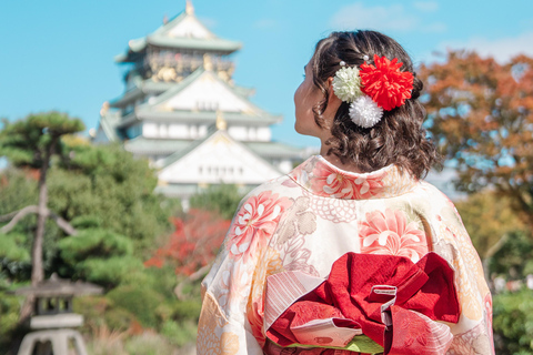 Osaka Kimono Experience – Quick Traditional Dress & Photos Kimono Rental＋Unlimited accessories