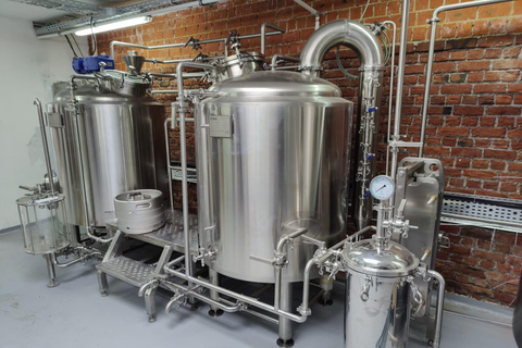 Brussels: Beer Pong in a Micro Brewery and Distillery