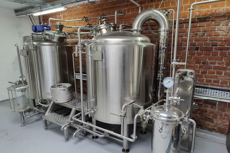 Brussels: Beer Pong in a Micro Brewery and Distillery