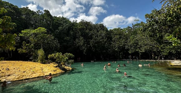 Krabi: Sunrise Jungle Tour with Hot Springs & Emerald Pool