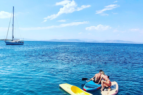 Athens: Full-Day Private Sailing Trip with Meal & Drinks Daily sailing cruise from Athens with food and drinks
